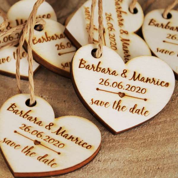 save the date legno e calamita ecofattoart